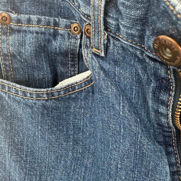 Girls Urban Pipeline Jeans Size 14 Regular Dark Wash Straight Leg 100% Cotton - Picture 4 of 7